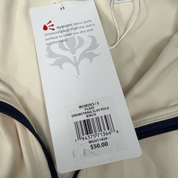 NWT - Lady Hagen Drawstring Sleeveless Golf Polo - Picture 9 of 10